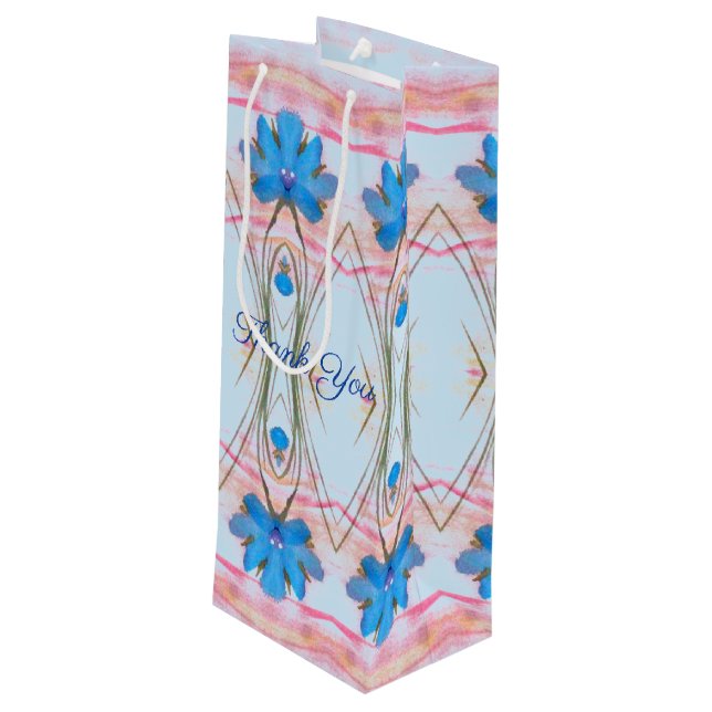 En designers Vin-presentsäck för alla Tillfälle (Baksidan Vinklad)