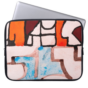 En detalj från en Kalligrafisk målning med Cola Pe Laptop Fodral
