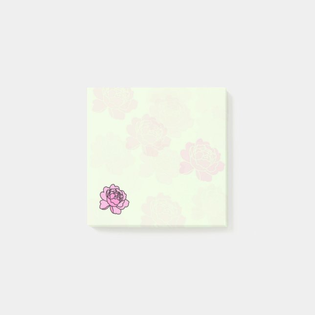 En detalj Peony Post-it-lappar Post-it Block (Framsida)