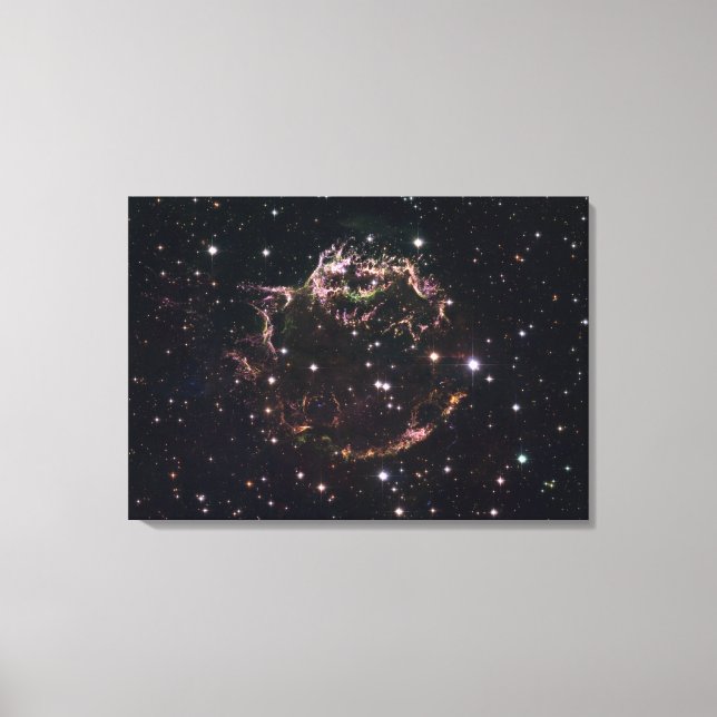 En detaljerad vy på de tatuerade kvarlevorna canvastryck (Framsida)