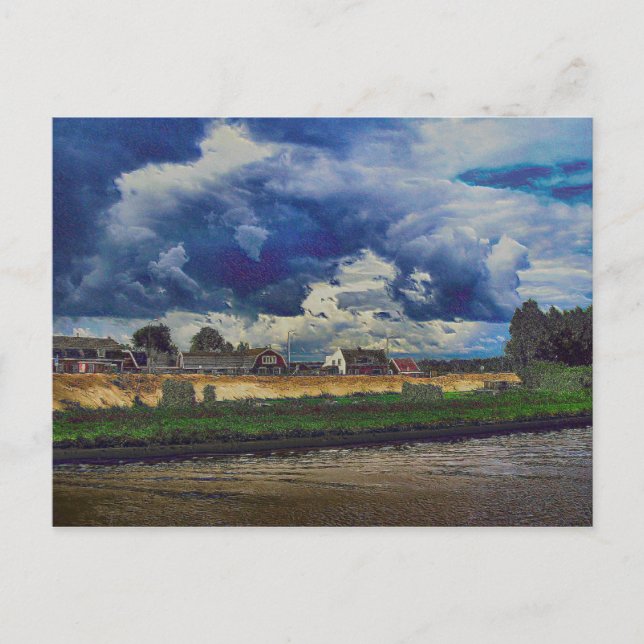 En digital hyllning till van Gogh Vykort (Framsida)