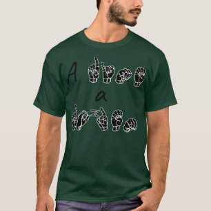 En DIME-teckenspråksdesign för DOZEN ASL T Shirt