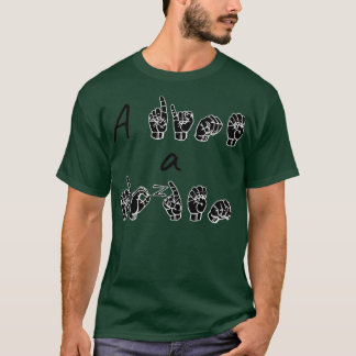 En DIME-teckenspråksdesign för DOZEN ASL T Shirt