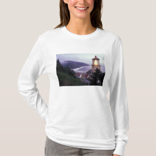 En dimmig dag på Oregons kust vid Heceta Tee Shirt