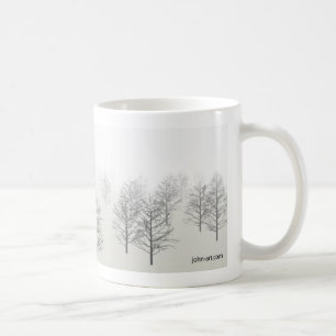 en dimmig morgon kaffemugg