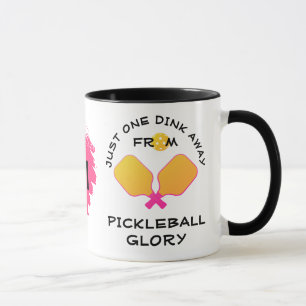 EN DINK AWAY Monogram Pickleball Mugg