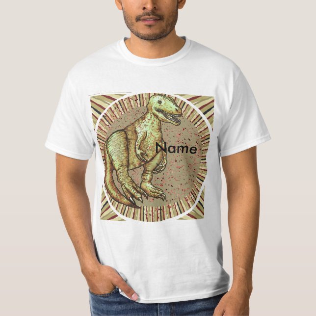 En dinosaurie  tee shirt (Framsida)