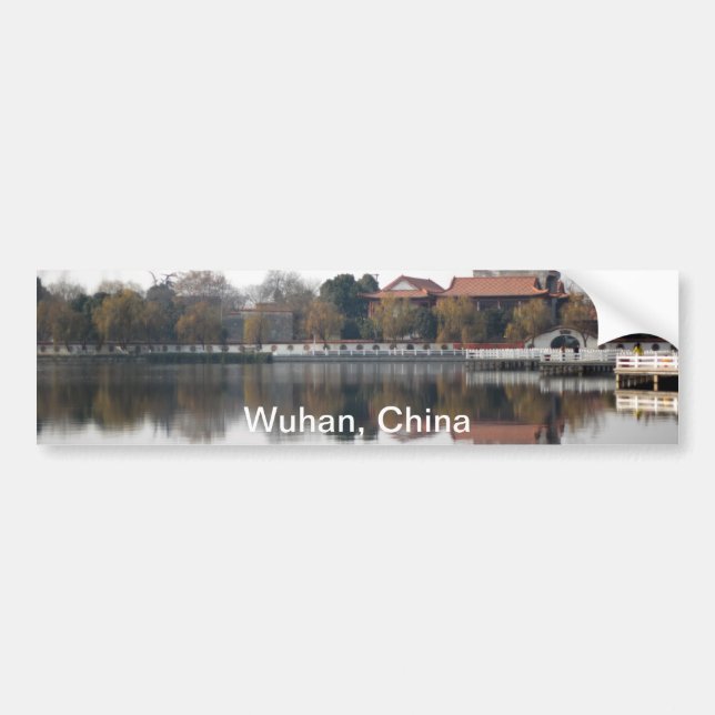 En djurpark i Wuhan, China Bildekal (Framsidan)