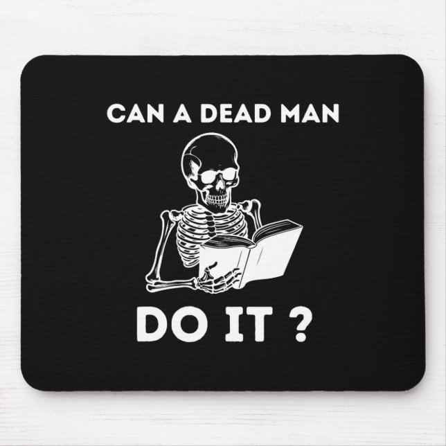 En död man gör det på Skeleton Halloween beteendea Musmatta (Framsidan)