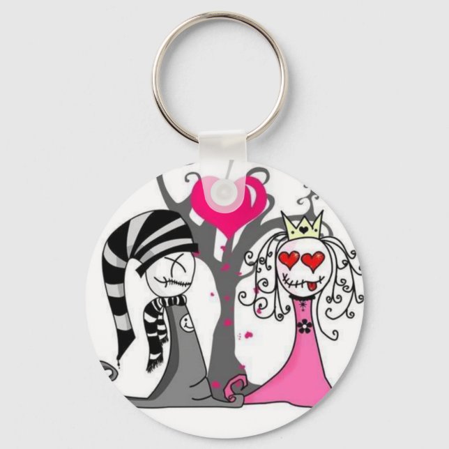 En död sorts nyckelkedja i Kärlek Nyckelring (Framsida)