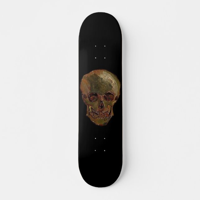 En dödskalle av Vincent van Gogh Skateboard Bräda 20 Cm (Framsida)