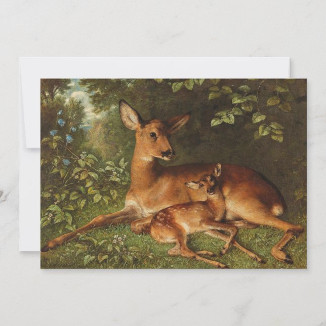 En Doe med Fawn | Carl Schweninger, Jr. (Framsida)