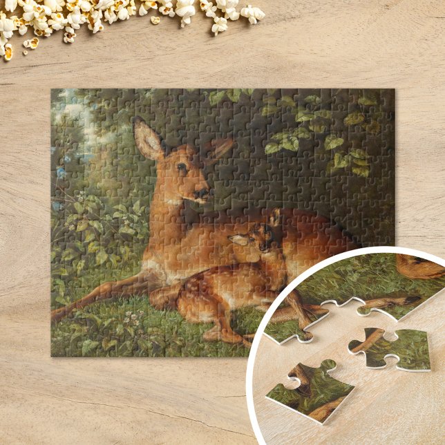 En Doe med Fawn | Carl Schweninger, Jr. Pussel (Skapare uppladdad)
