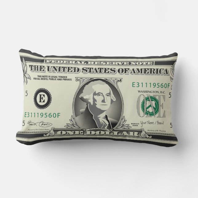 En dollaramerikan MoJo kudder Lumbarkudde (Framsida)