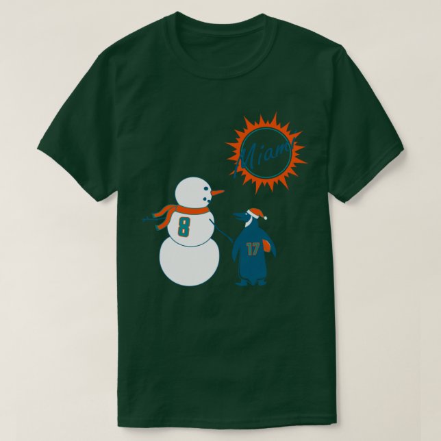 En Dolphins Rookie Winter T Shirt (Design framsida)