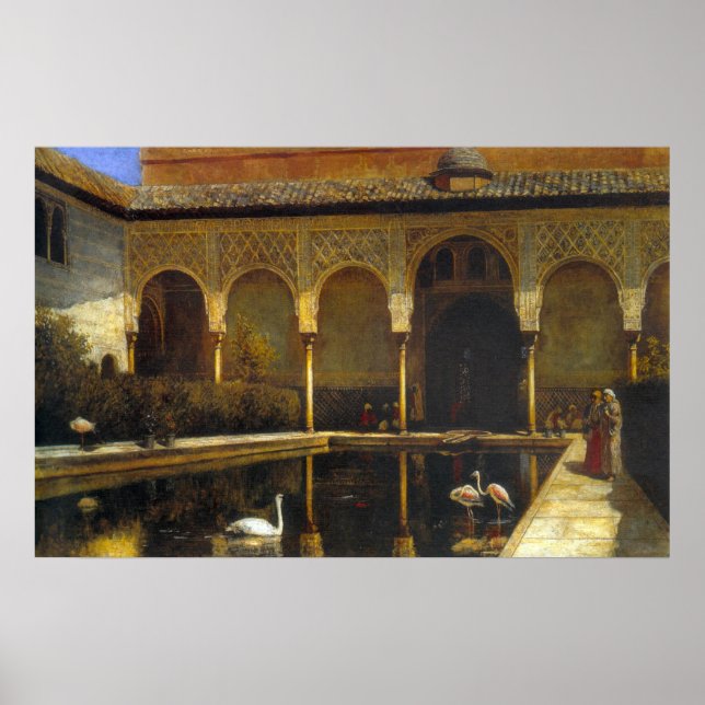 En domstol i Alhambra Poster (Framsidan)