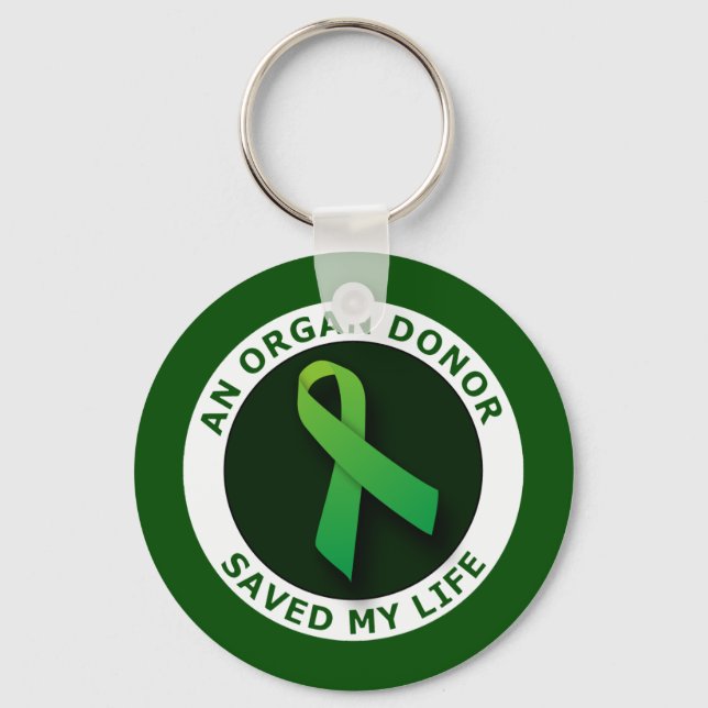 En donator räddade mitt liv nyckelring (Framsida)