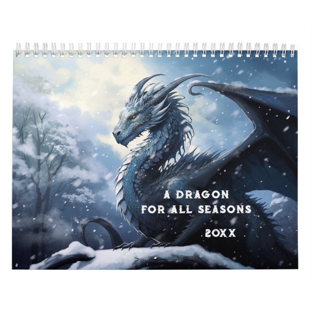 En drake för alla säsonger kalender (Omslag)