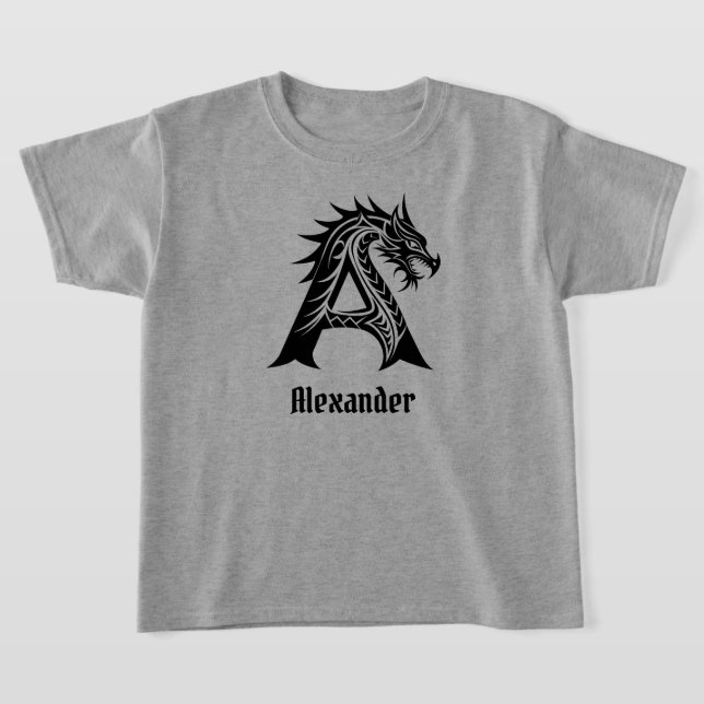 En Drakpersonalisering T Shirt (Laydown)