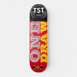 EN DRAW-SKATTA MINI SKATEBOARD BRÄDA 18,5 CM