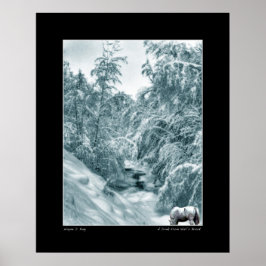 En drink från Hall's Brook - Poster finkonst