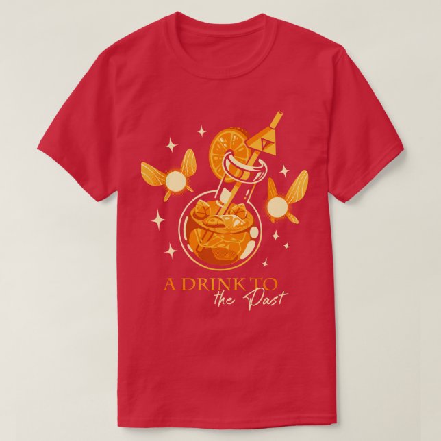 En drink till det förflutna t shirt (Design framsida)