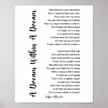 En dröm inom en Dream-Dikt av Edgar Allan Poe