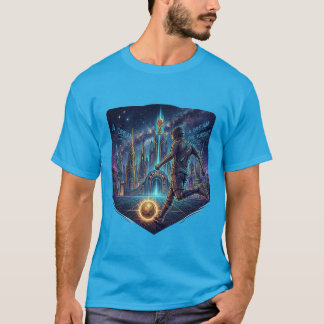 En Dröm, Jakten Cyberpunk Fotboll Konst T Shirt