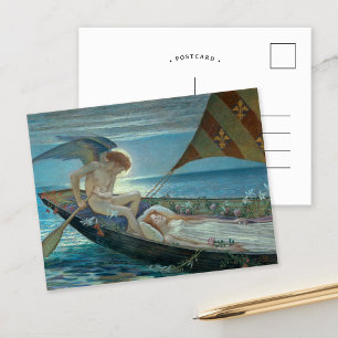 En drömfärd   Walter Crane Vykort