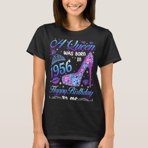 En drottning föddes 1956 66:e födelsedagen High He T Shirt