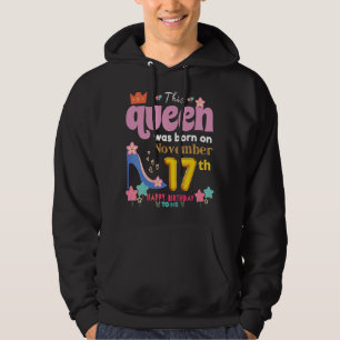 En drottning föddes den 17 november 1999, november hoodie