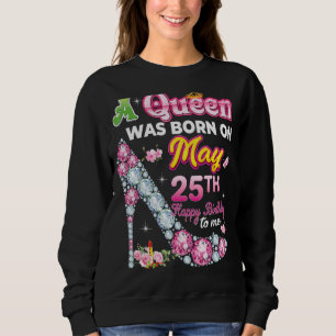 En drottning föddes den 25 maj 2015 Grattis på föd T Shirt