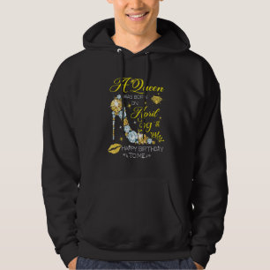 En drottning föddes den 29 april Grattis på födels Hoodie