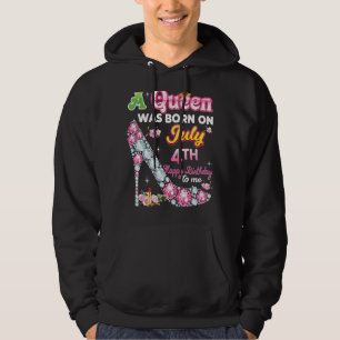 En drottning föddes den 4 juli 2004 Grattis på föd Hoodie