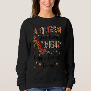 En drottning föddes i augusti Grattis på födelseda T Shirt