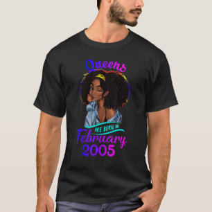 En drottning föddes i februari 2005 17:e födelseda t shirt