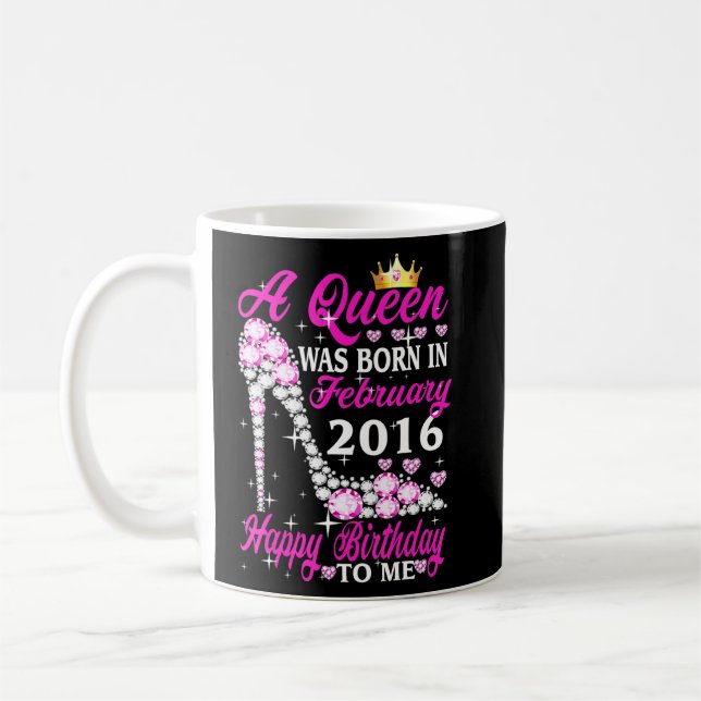 En drottning föddes i februari 2016 7:e kaffemugg (Vänster)