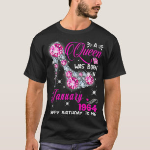 En drottning föddes i januari 1964, 58:e årsdagen t shirt