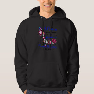 En drottning föddes i januari Grattis på födelseda Hoodie