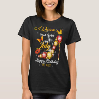 En drottning föddes i juli t shirt
