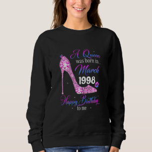 En drottning föddes i mars 1998 Grattis på födelse T Shirt
