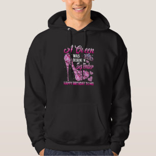 En drottning föddes i september. hoodie