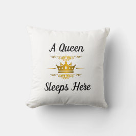 En drottning tar hit (Square) Kudde