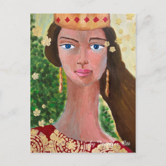 En drottnings skönhet vykort