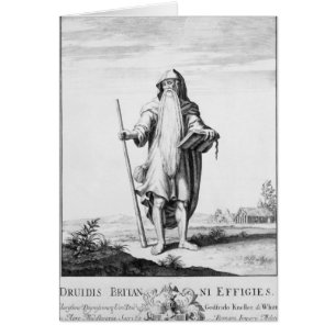 En Druid Hälsningskort