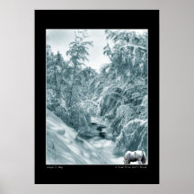 En dryck från Halls Brook Poster