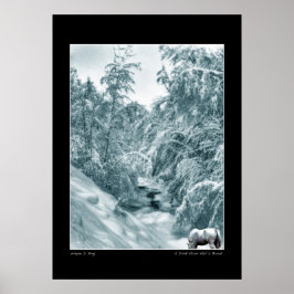 En dryck från Halls Brook Poster