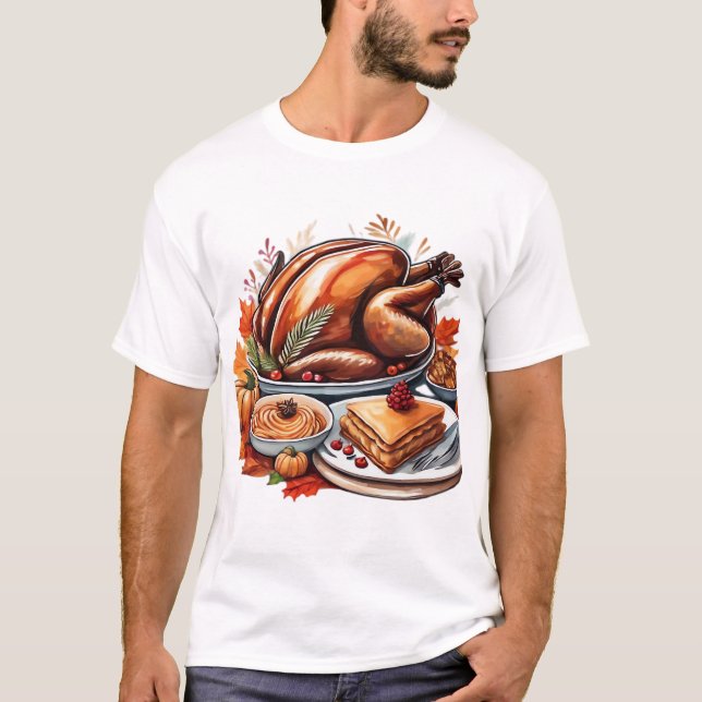 En duk full av tacksamhet Klassisk t-shirt (Framsida)