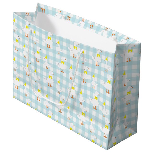 En dum gås Gingham 1-årsfest (Framsidan Vinklad)