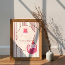 En dum rosa kattunge 1-årsdag